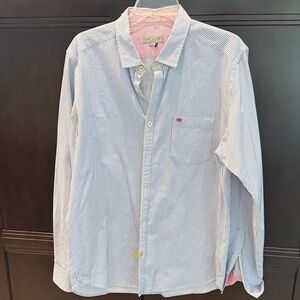 Blue Striped Men's Shirt